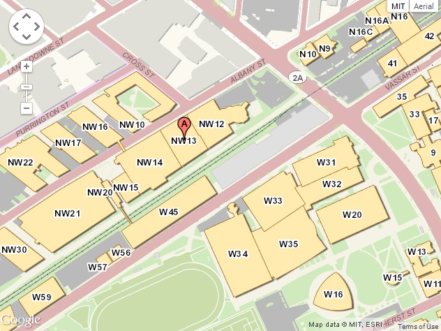 NW13 on MIT's Map